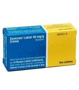 ZOVICREM LABIAL 50MG/G CREMA 2G TUBO