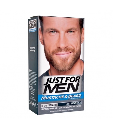 JUST FOR MEN CASTAÑO CLARO BARBA BIGOTE