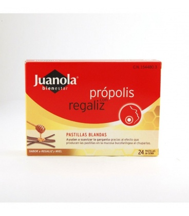 JUANOLA PASTILLAS BLANDAS PROPOLIS 48 G SABOR RE