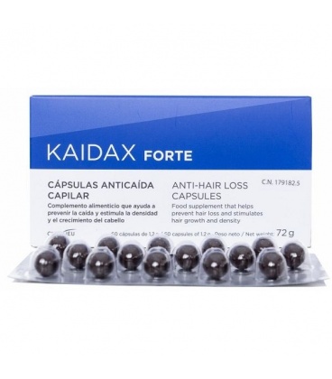 KAIDAX FORTE ANTICAIDA CAPILAR CAPSULAS 60 CAPS