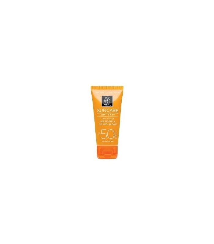 software Existe gatear Comprar Apivita Crema Solar Facial Antimanchas Spf50 Sun Anti-spot 50ml a  precio de oferta