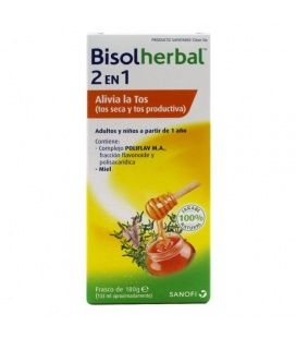BISOLHERBAL 2 EN 1 JARABE 180 G