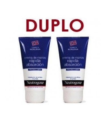 NEUTROGENA CREMA DE MANOS RAPIDA ABSORCION DUPLO