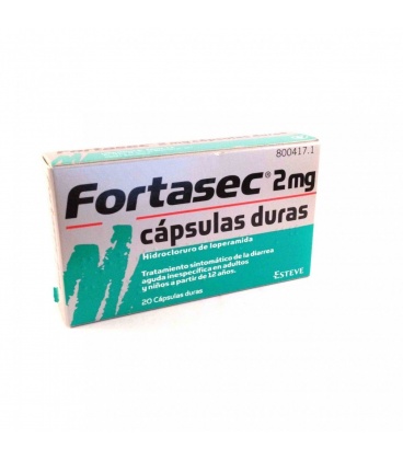 FORTASEC 2 MG 20 CAPSULAS