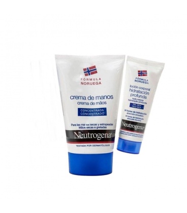 NEUTROGENA CREMA DE MANOS CONCENTRADA + LOCION CORPORAL HIDRATACIÓN PROFUNDA