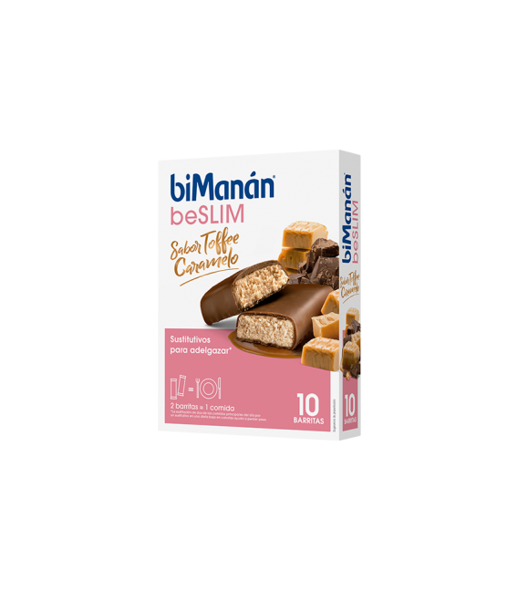 Bimanan BeSlim Barritas Toffee Caramelo 10u