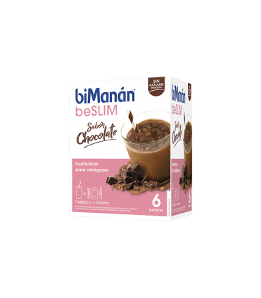 Bimanan beSLIM 6 Batidos sabor Chocolate