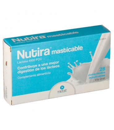 Nutira Lactasa 4500 FCC 28 Comprimidos Masticables