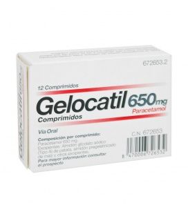 Gelocatil 650 Mg 12 Comprimidos