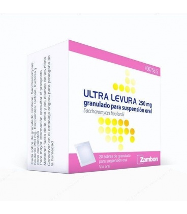 Ultra-Levadura 250 Mg 20 Sobres Granulados Suspension Oral