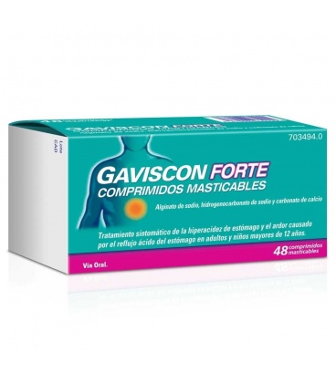 Gaviscon Forte 48 Comprimidos Masticables