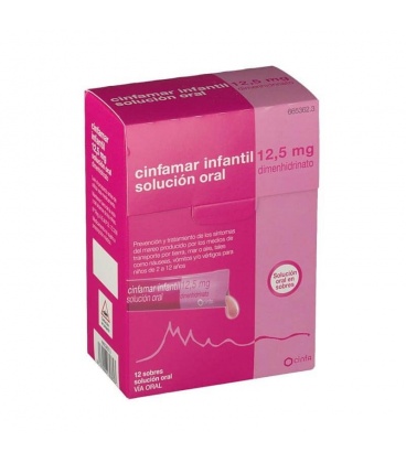 Cinfamar Infantil 12.5 Mg 12 Sobres Solucion Oral