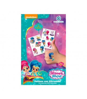 Tatuajes Citronela Shimmer & Shine 10 Unidades