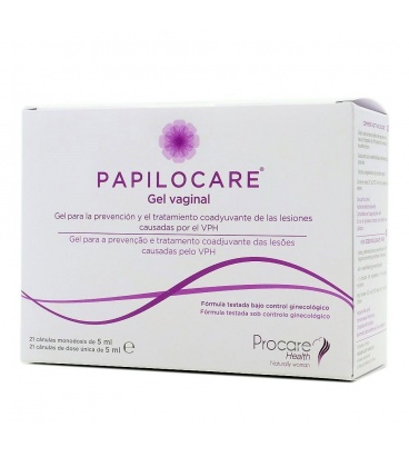 Papilocare Gel Vaginal 21 Cánulas 5 ml