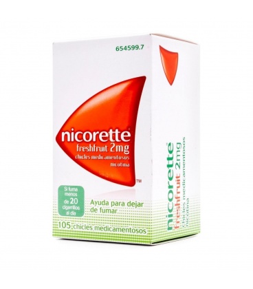 Nicorette Freshfruit 2mg 105 Chicles