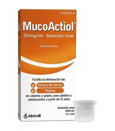 Mucoactiol 50 Mg/Ml Solucion Oral 1 FRASCO 200 Ml