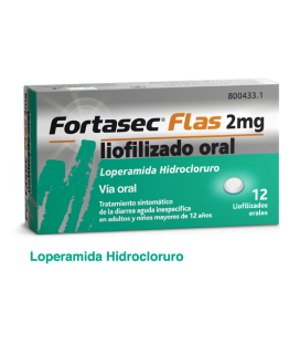 Fortasec Flas 2 Mg 12 Liofilizados Orales