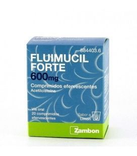 FLUIMUCIL FORTE 600 MG 20 COMPRIMIDOS EFERVESCENTES