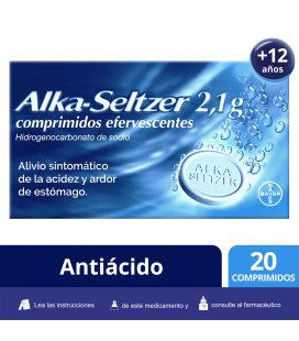 ALKA-SELTZER 2.1 G 20 COMPRIMIDOS EFERVESCENTES 2