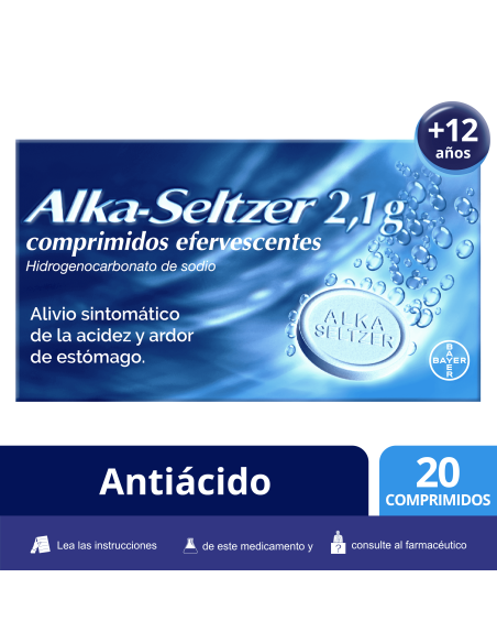 ALKA-SELTZER 2.1 G 20 COMPRIMIDOS EFERVESCENTES