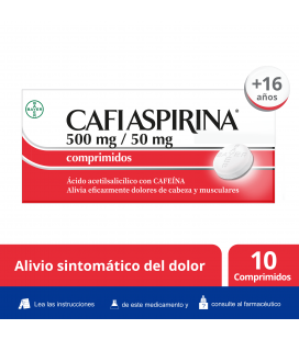 Cafiaspirina 500 mg/50 mg 20 Comprimidos 2