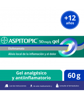 Aspitopic 50 mg/g Tubo Gel 60 G