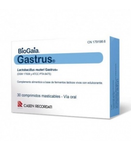 Gastrus Lactobacillus Reuteri 30 Comprimidos Masticables Probiotico