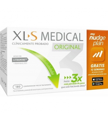 Xls Medical Captagrasas 180 Nudge Comprimidos