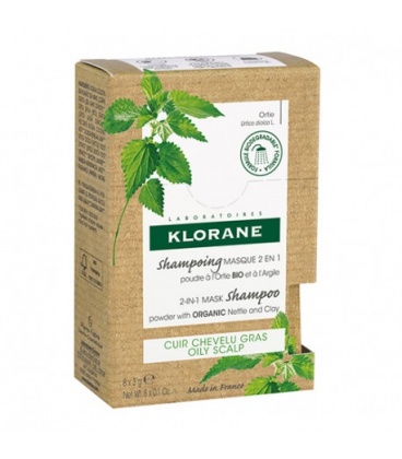 Klorane Champú Mascarilla 2 en 1 Ortiga 3gr 8 sobres