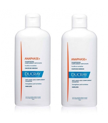 Pack Ducray Champú Anaphase Estimulante Anticaída 400+400 ml 40% dto en la segunda Unidad