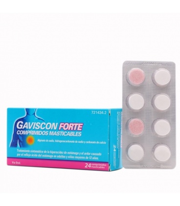 Gaviscon Forte 24 Comprimidos Masticables