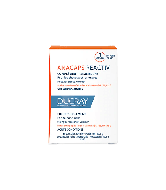 Ducray Anacaps Reactiv, 30 Cápsulas