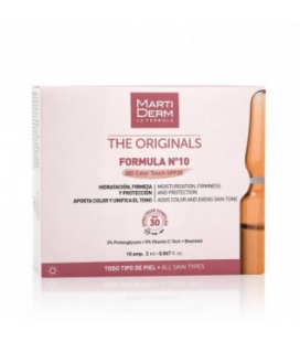 Martiderm Formula Nº10 HD Color Touch SPF30 10 ampollas 2ml