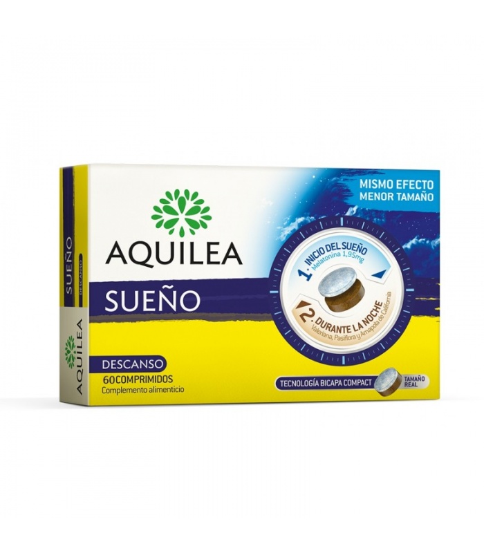 Mejor precio en Aquilea sueño 1.95mg 60 comprimidos - Pharmashop Envío 24h