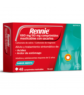 Rennie 48 Comprimidos con sacarina