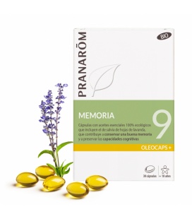 Pranarom Oleocaps 9 Memoria 30 Cápsulas