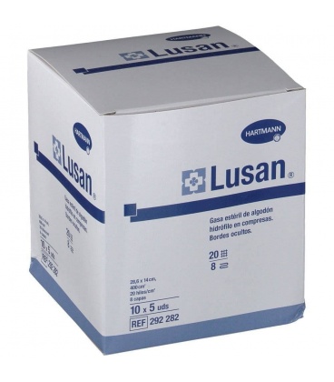 Compresa Esteril 50 Unidades Lusan Caja