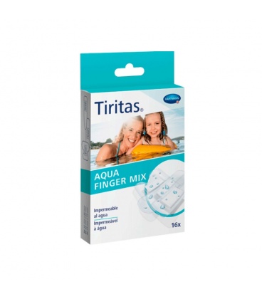 Hartmann Tiritas Aqua Finger Surtido 3 Tamaños 16 Uds