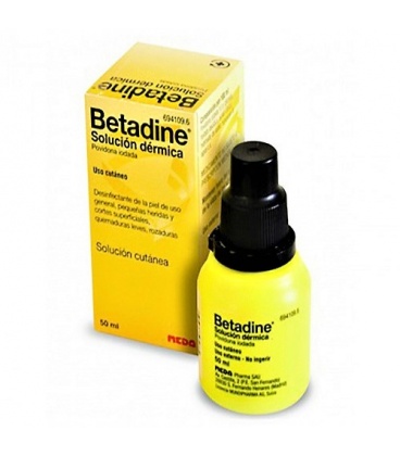 BETADINE 10% SOLUCION TOPICA 1 FRASCO 50 ML