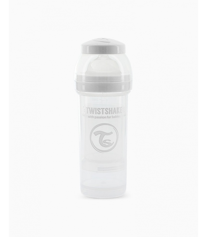 Comprar Twistshake Biberón Anticólicos Blanco 260 ml, 1 Unidad a precio de  oferta