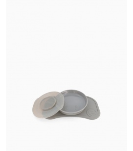 TWISTSHAKE Click-Mantel Mini Gris + Plato