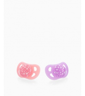 TWISTSHAKE Chupete 2X Rosa Morado 0-6M