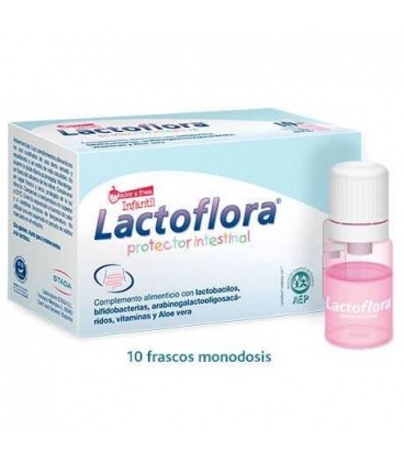 Lactoflora Protector Intestinal Infantil Fresa10 Viales