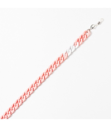 Farmamoda Cadena Mediana De Goma Rosa Y Nata