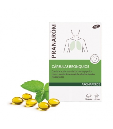 Pranarom Aromaforce Bronquios Bio 30 Capsulas