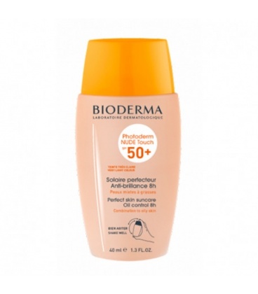 BIODERMA PHOTODERM NUDE SPF50+ COLOR CLARO 40 ML