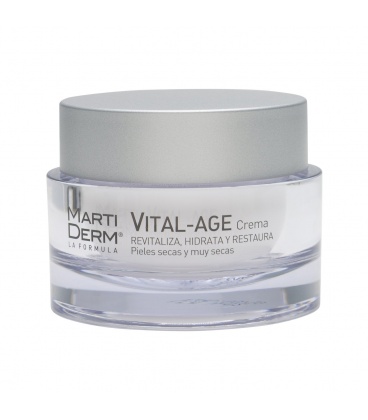 Martiderm Platinum GF Vital-Age Crema Hidratante para Piel Seca, 50 ml