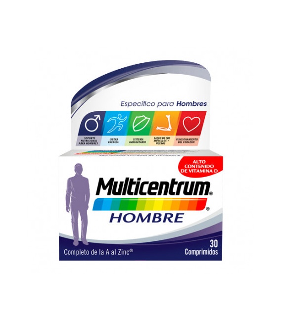 Multicentrum Hombre 30 Comprimidos