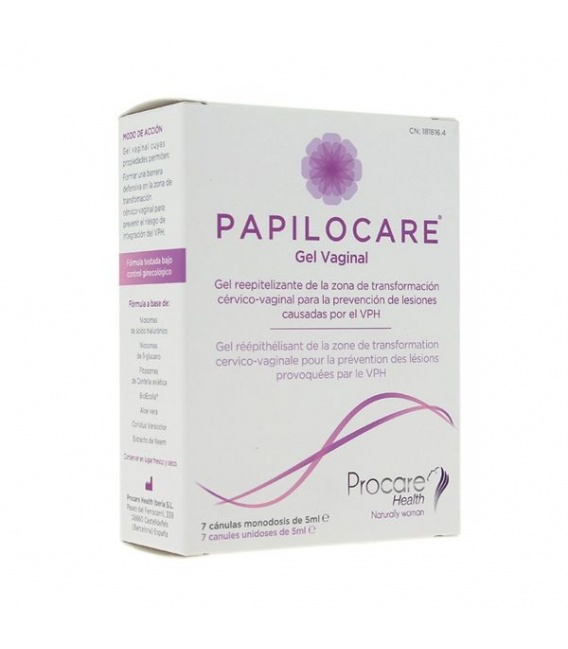 Papilocare Gel Vaginal 7 Canulas 5 ml