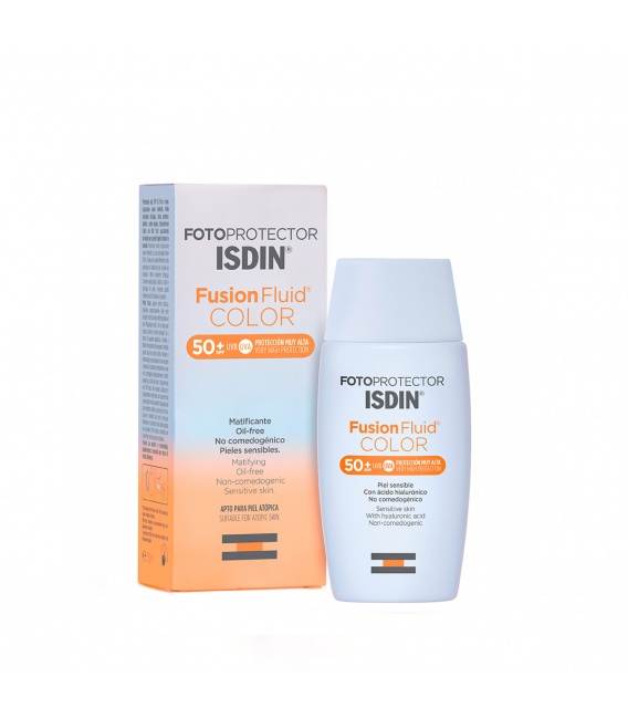 Fotoprotector Isdin Spf-50+ Fusion Fluid Color 50ml